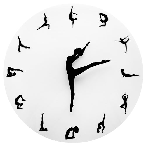 Yoga Wall Clock