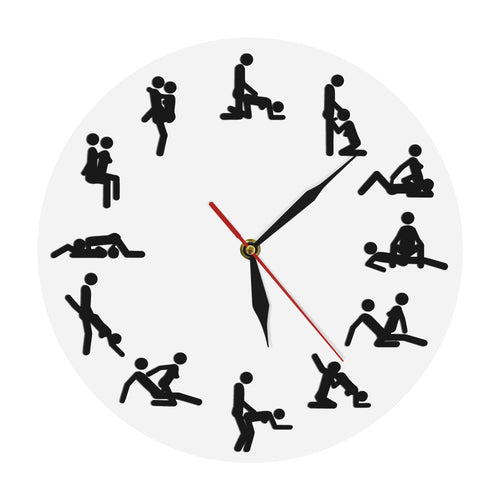 Sex Position Wall Clock